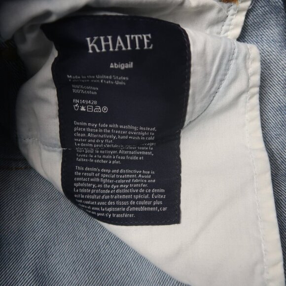 Khaite Abigail Jeans Size 28 - Picture 11 of 15